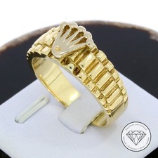 SONDERAKTON WERT 1950,- Kronen Siegel Ring 585 bicolor Gold 14k 14 KT in 70 XXYY