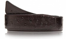 Straussenleder braun - straussenleder,