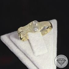 Wert 790 € Brillant Ring Schlange 585er/14 Karat Gelb Gold Größe 53 xxyy