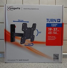 Vogels WALL 2125 Schwenkbare TV-Wandhalterung (Schwarz)