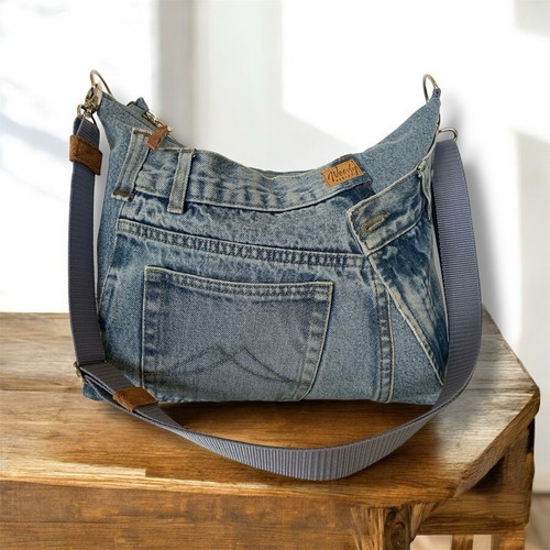 Jeanstasche denim bag mit - jeanstasche,