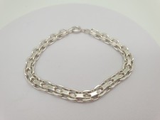 835 Silber Armband / Echtsilber / 19,0cm / 13,0g