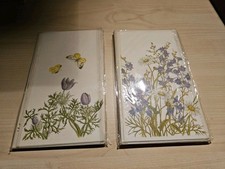 2 Packungen DDR Briefpapier Blumengrüße Kunstverlag Klaus Pfeumer Zittau