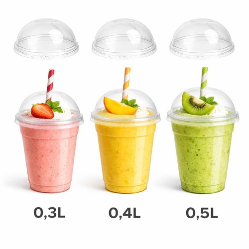 Smoothie becher mit deckel - smoothie,