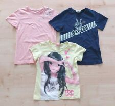 3x Mädchen T-Shirts Voice Kids Topmodel Tom Tailor Gr. 122 / 128 