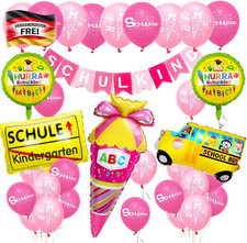 Schulsachen Dekoration Set