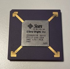 SUN Ultra SPARC IIe PG1.2 GSO SME 1701 PGA 980 500 MHz PGA sehr seltenes Package