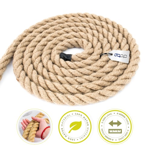 Juteseil 60mm seil seile - 6-60mm,