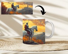 Kaffeetasse Ritter auf Pferd