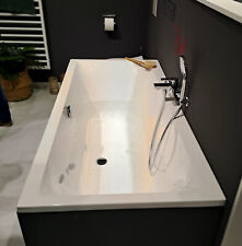 Hoesch + Kludi Badewannen-Kombi Duoform Mittelablauf 180x80cm – UVP 2.180 EUR