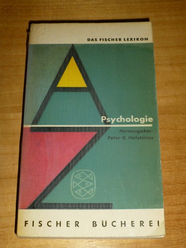 Fischer lexikon psychologie - fischer,