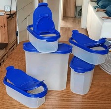 Tupperware Eidgenossen Set, 5-teilig, Blau, 1,7L, 1,1L, 500ml