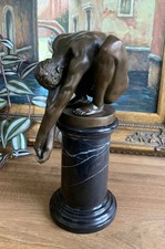 Bronzefigur Mann 28 cm Erotik