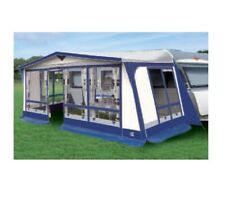 Wigo Vorzelt für Bürstner Averso 410 Plus, Farbe blau/weiß/silber, 240 cm tief