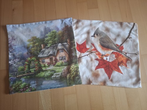 Vogel haus kissenhüllen - vogel,