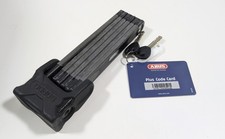 ABUS Bordo 6005/90 black – Faltschloss mit 2 Schlüsseln & Schlüsselkarte