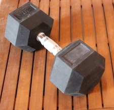 20 kg HEXAGON Hantel gummiert