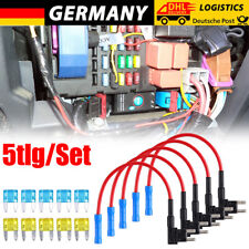 5x Autosicherungen Verteiler Auto KFZ Stromdieb Steck Sicherung Stromabgreifer