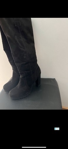 Overknee stiefel schwarz - stiefel,
