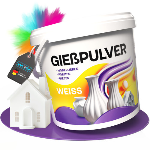 Gießpulver weiß 20kg gips - 20kg,,