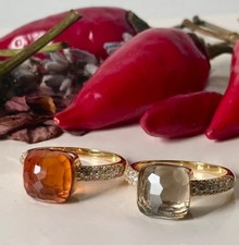 LUXUS DAMEN RING 925 SILBER