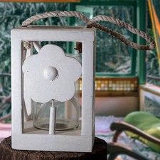 Laterne aus Holz, Windlicht