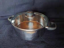 Kochtopf mit Glasdeckel, ca. 4 l, Spitzenreiter, Ceran/Elektro/Gas