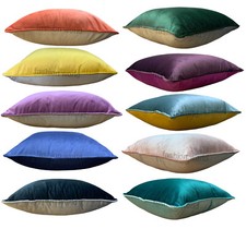 4 x Luna Samt Füllkissen 2