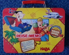 HABA Reise Spiel Auto Spiel Kinderspiel  Memo top Koffer 16x22 cm 