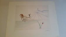 Salvador Dali  Radierung