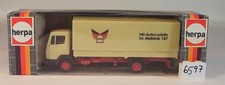 Herpa 1/87 828291 Mercedes Benz LKW Pritsche/Plane Eigenwerbung OVP #6597