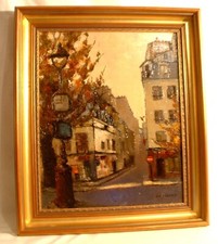 Ölgemäld ~ Paris Sraßenbild