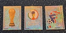 Panini WM 2002 Glitzer Sticker Nr. 1, 2 + 26 TOP Zustand