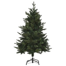 Weihnachtsbaum 1,2 m Christbaum Kunsttanne 657 Zweige Metallfuß PVC Weiß