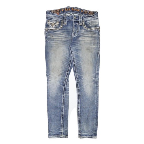 Rock revival damen slim blau - revival,