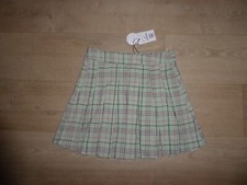 STRADIVARIUS Mini Rock Falten Schottenrock Gummizug Kariert Gr.34-36 /S *NEU* R0