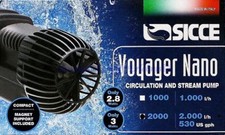 Sicce Voyager Nano 2000 Strömungspumpe Süß- u. Meerwasser Aquarium