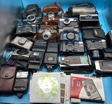 #SE3313# große Sammlung antike Kameras Fotoapparate Objektive Konvolut Bastler!!