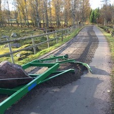 Straßenhobel Planierhobel 2 m Wegehobel Zweischild-Planierschleppe KELLFRI 3Punk