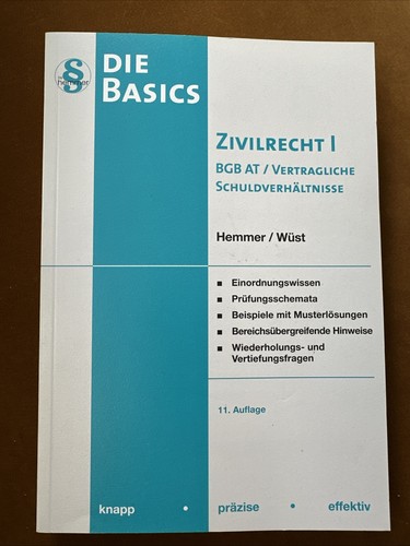 Basics zivilrecht bgb - basics, bgb-at