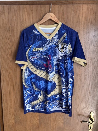 Japan trikot blauer - trikot, drache
