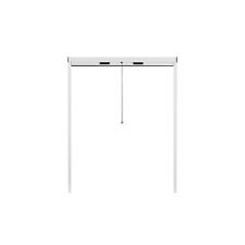 B-WARE Fliegengitter Insektenschutz Fenster Rollo Alurahmen 60 x 100 cm weiß