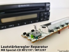 Reparatur Lautstärkeregler Drehregler Poti Mercedes Special CD MF2197 MF2297