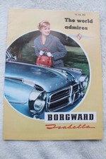 32B 435 1959 Borgward Isabella TS Combi Coupe Prospekt Brochure englisch