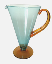 Blue Blown Glass Carafe