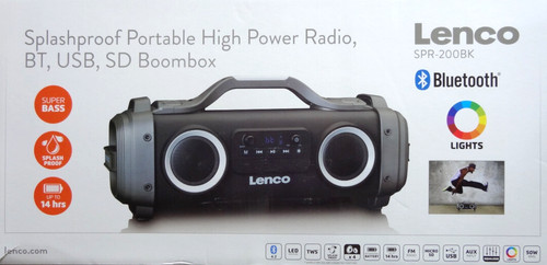 Lenco spr 200bk schwarz - lenco, –
