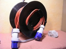 15M CEE Kabeltrommel  Signalfarbe Rot 250V Camping Wohnwagen Wohnmobil Boot IP44