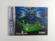 Game Boy Advance HOT WHEELS VELOCITY X & WORLD RACE nur Spielanleitung #688