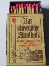 Streichhölzer, Zündhölzer,  Streichholzschachtel, Riesa , DDR-Zeiten , 