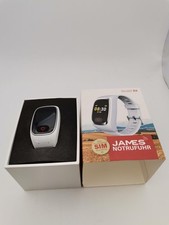 James B8 (Weiss) Notruf- und Sicherheitsuhr für Senioren, Sturzerkennung, Notruf